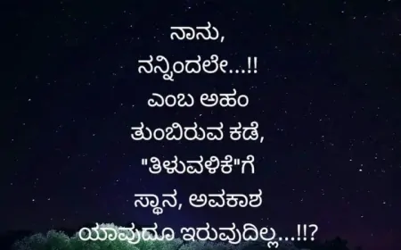 ನಾನು ಅನ್ನುವುದನ್ನು ಬಿಟ್ಟಾಗ, ವ್ಯಕ್ತಿ ಪರಿಪೂರ್ಣನಾಗುತ್ತಾನೆ...!