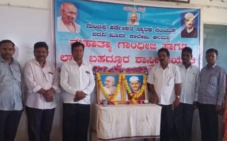 ಗಾಂಧೀಜಿ ಸರಳತೆಯ ಪ್ರತಿಬಿಂಬ : ಹೇಮಗಿರಿಮಠ