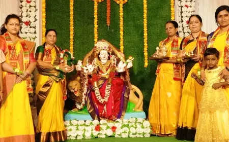 ನವರಾತ್ರೋತ್ಸವ ; ೪ ಸ್ಥಳಗಳಲ್ಲಿ ಶ್ರೀ ದೇವಿಮೂರ್ತಿ ಪ್ರತಿಷ್ಠಾಪನೆ