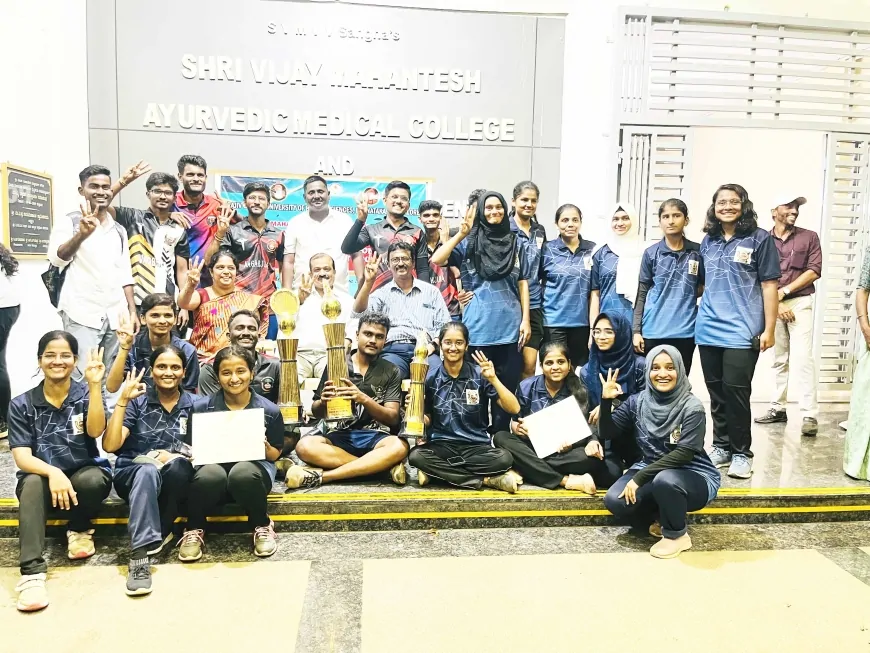 ಎವಿಎಸ್ ಆಯುರ್ವೇದ ಕಾಲೇಜಿನ ಕ್ರೀಡಾಪಟುಗಳ ಸಾಧನೆ