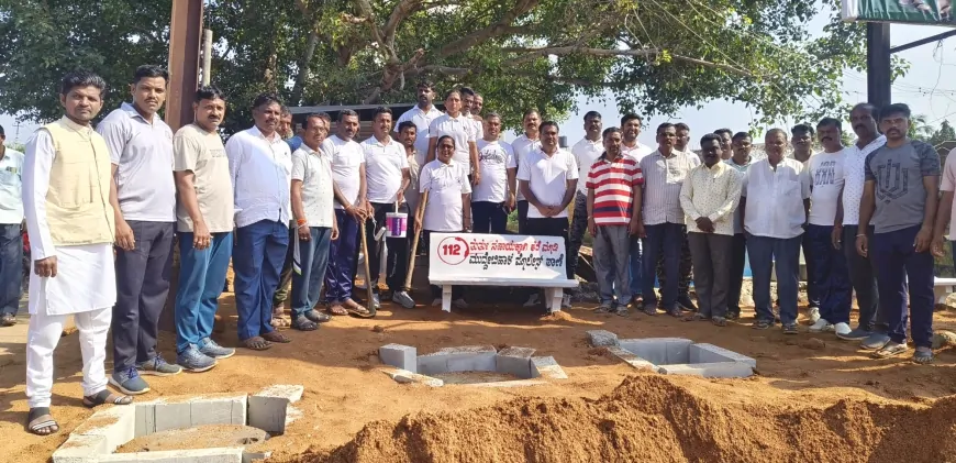 ಪೊಲೀಸರಿಂದ ಶ್ರಮದಾನ: ಲಾಠಿ, ಗನ್ ಹಿಡಿಯೋ ಕೈಯ್ಯಲ್ಲಿ ಗುದ್ದಲಿ,ಸಲಿಕೆ