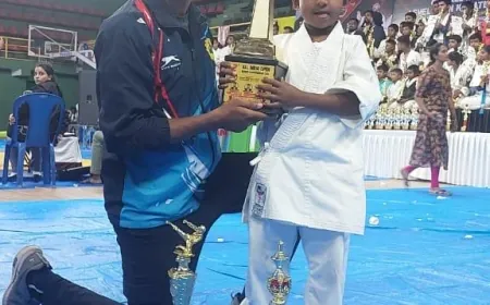 ರಾಷ್ಟ್ರ ಮಟ್ಟದ ಮುಕ್ತ ಕರಾಟೆ ಸ್ಪರ್ಧೆಯಲ್ಲಿ ಎಸ್.ಕೃತಿ ಸಾಧನೆ.