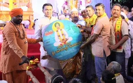 ಗೋವಾ ಸಿಎಂ ಕಡೆಯಿಂದ "ಸಂಗಮೇಶ್ವರ ಮಹಾರಾಜರು" ಚಿತ್ರದ ಎರಡನೇ ಹಾಡು ಬಿಡುಗಡೆ