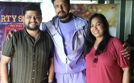 "ಕೇಳೋ‌ ಮಚ್ಚಾ" ಪಾರ್ಟಿ ಹಾಡು ಬಿಡುಗಡೆಗೊಳಿಸಿದ ಕಿಚ್ಚ ಸುದೀಪ