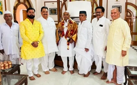 ಕೃಷಿಕ ಸಮಾಜ ಜಿಲ್ಲಾ ಅಧ್ಯಕ್ಷರಿಂದ ಸಚಿವ ಶಿವಾನಂದ ಪಾಟೀಲಗೆ ಸನ್ಮಾನ