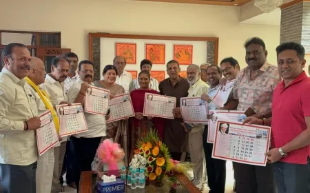 ಕ್ಯಾಲೆಂಡರ್ ಬಿಡುಗಡೆ ಮಾಡಿದ ಶಿವರಾಜಕುಮಾರ್