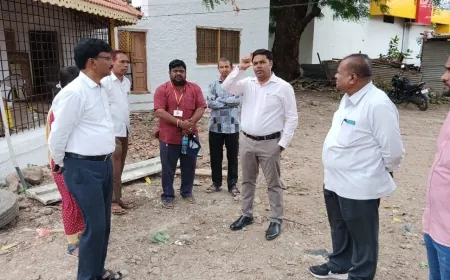 ವಿವಿಧ ಕಾಮಗಾರಿ ಪರಿಶೀಲಿಸಿದ ಜಿಲ್ಲಾಧಿಕಾರಿ ಟಿ.ಭೂಬಾಲನ್ : ಬಸ್ ನಿಲ್ದಾಣದಲ್ಲಿ ಸ್ವಚ್ಛತೆ ಕಾಪಾಡಿಕೊಳ್ಳಿ