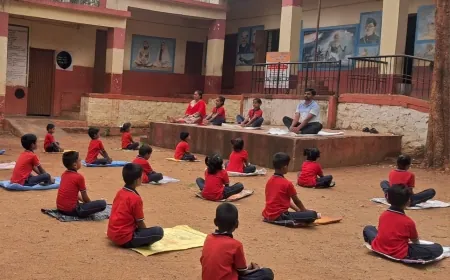 ಯೋಗವು ಜೀವನಕ್ಕೆ ಸಂಜೀವಿನಿ ಇದ್ದಂತೆ : ಶಿಕ್ಷಕ ಕಬ್ಬೂರ