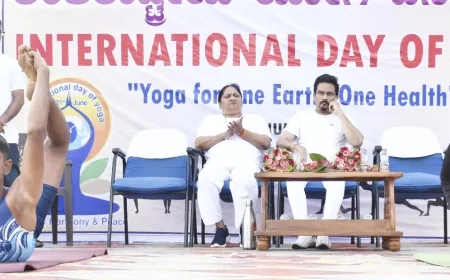 ಸಂಗನಬಸವ ವಸತಿ ಪದವಿ ಪೂರ್ವ ಕಾಲೇಜಿನಲ್ಲಿ ಯೋಗ ದಿನ ಆಚರಣೆ