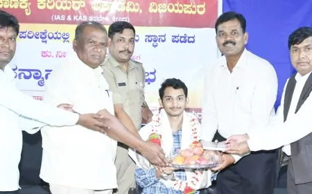 ಅಡೆತಡೆಗಳು ಎದುರಿಸಿ ಮುಂದುವರೆದಾಗ ಸಾಧಕರಾಗಲು ಸಾಧ್ಯ  :  ನಿವೃತ್ತ ಪೊಲೀಸ್ ಅಧಿಕಾರಿ ಸಿ.ಬಿ ಬಾಗೇವಾಡಿ