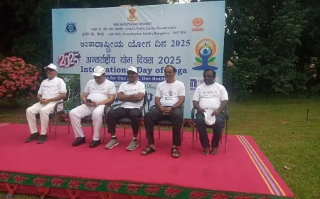 ದೂರದರ್ಶನದಲ್ಲಿ ಯೋಗ ಸಪ್ತಾಹ ಯಶಸ್ವಿ : ಆಯುಷ್ ಇಲಾಖೆಯಿಂದ "ಯೋಗ ಸಂಗಮ ಪುರಸ್ಕಾರ" ಪ್ರದಾನ
