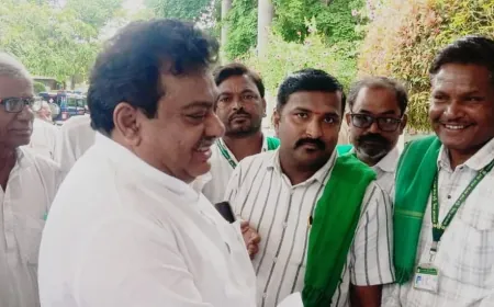 ಸಮಸ್ಯೆ ಬಗೆಹರಿಸುವಂತೆ ಸಚಿವ ಎಂ ಬಿ ಪಾಟೀಲಗೆ ರೈತಸಂಘ ಮನವಿ