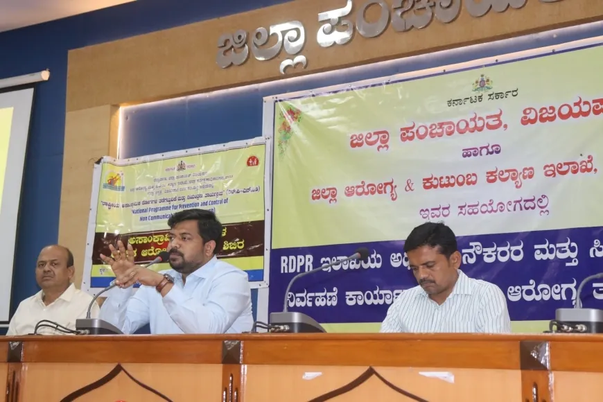 ವೈಯಕ್ತಿಕ ಆರೋಗ್ಯದ ಬಗ್ಗೆ ಕಾಳಜಿ ವಹಿಸಿ : ಜಿ.ಪಂ ಸಿಇಓ ರಿಷಿ ಆನಂದ ಕರೆ