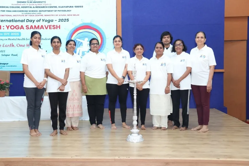 ಮಾನಸಿಕ ಒತ್ತಡ ನಿರ್ವಹಣೆಗೆ ಯೋಗ ಅತ್ಯಂತ ಮುಖ್ಯ : ಆಲಮಟ್ಟಿ ಕೃಷ್ಣ ಭಾಗ್ಯ ಜಲ ನಿಗಮದ ಕಾನೂನು ಅಧಿಕಾರಿ ಡಾ.ರಂಜಿತಾ ಕೆ. ಆರ್.