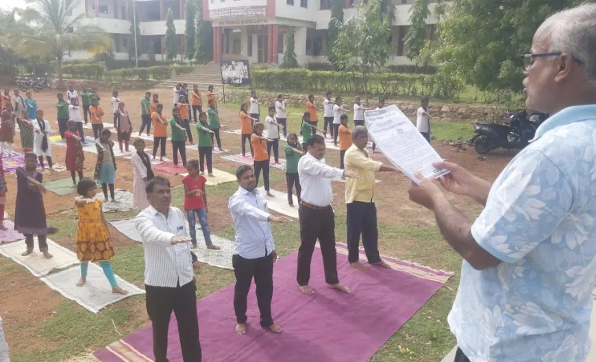 ಸಂಭ್ರಮ ಶನಿವಾರ- ಮಕ್ಕಳಿಗೆ ಪ್ರತಿಜ್ಞಾ ವಿಧಿ ಬೋಧನೆ