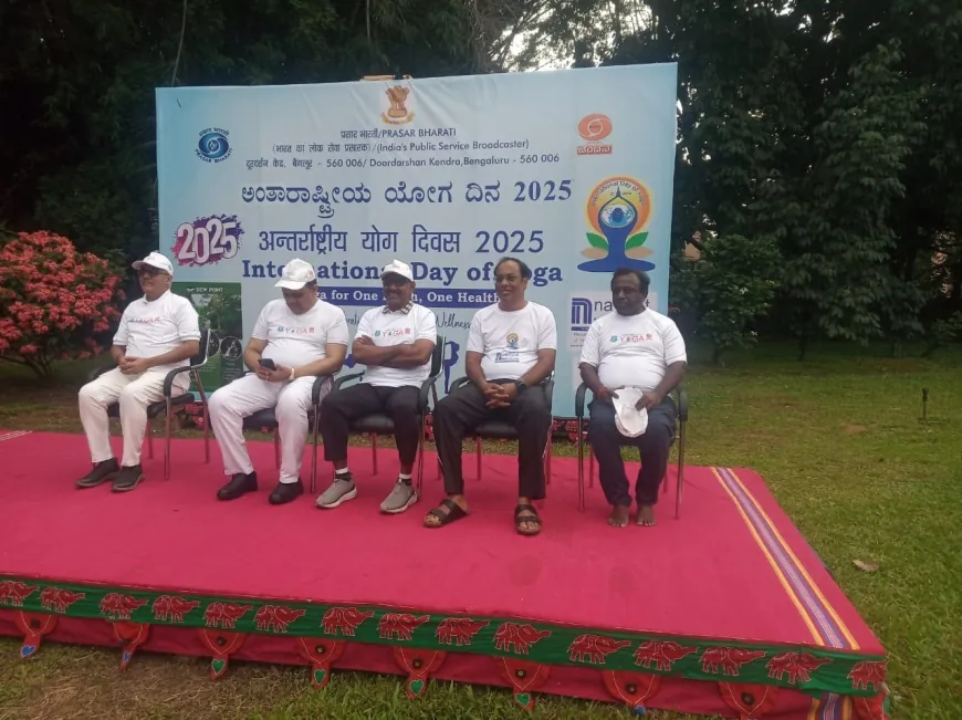 ದೂರದರ್ಶನದಲ್ಲಿ ಯೋಗ ಸಪ್ತಾಹ ಯಶಸ್ವಿ : ಆಯುಷ್ ಇಲಾಖೆಯಿಂದ "ಯೋಗ ಸಂಗಮ ಪುರಸ್ಕಾರ" ಪ್ರದಾನ