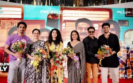 ಬೆಂಗಳೂರಿನಲ್ಲಿ 3BHK ಸಿನಿಮಾ ಪ್ರಮೋಷನ್