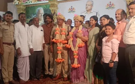 ಎಮ್ ಬಿ ಸಂಕದ ವಯೋನಿವೃತ್ತಿ : ಅಭೂತಪೂರ್ವ ಬಿಳ್ಕೊಟ್ಟಿರುವ ಖಾಕಿ ಪಡೆ