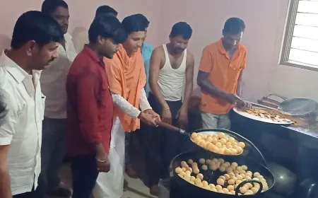 ಶ್ರೀ ಖಾಸ್ಗತ ಜಾತ್ರೋತ್ಸವದಲ್ಲಿ ಭಕ್ತರಿಗೆ ಪಾನಿಪುರಿ ಪ್ರಸಾದ