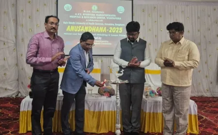 ಸಂಶೋಧನೆಗೆ ಹೆಚ್ಚು ಒತ್ತು ಕೊಟ್ಟು ಸಮಾಜಕ್ಕೆ ವಿಶೇಷ ಕೊಡುಗೆ ನೀಡಬೇಕು : ಡಾ. ಎಂ. ಎಂ. ಪಾಟೀಲ