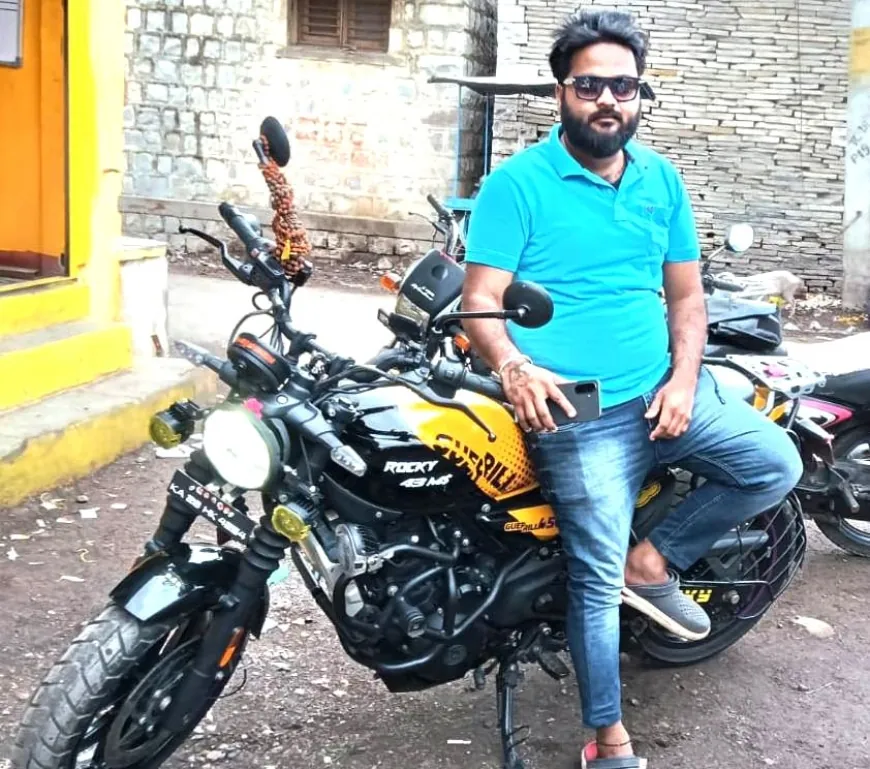 ಮೋಟರ್ ಬೈಕ್ ಮೇಲೆ ೩೬೦೦ ಕೀ.ಮಿ.ಪ್ರಯಾಣಿಸಿದ ಮಹಾಲಿಂಗಯ್ಯ