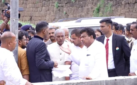 ಮಳೆಯಿಂದ ಹಾನಿಗೊಳಗಾದ ಪ್ರದೇಶಗಳಿಗೆ ಸಚಿವ ಎಂ.ಬಿ.ಪಾಟೀಲ ಭೇಟಿ : ೧೫೦ ಕೋಟಿ ಅನುದಾನ ಮಂಜೂರಾತಿಗೆ ಕ್ರಮ