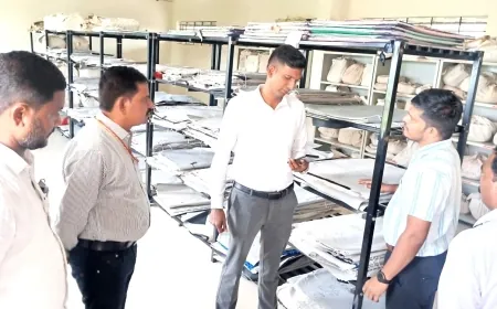 ದಾಖಲೆಗಳನ್ನು ಸಮರ್ಪಕವಾಗಿ ದಾಖಲೀಕರಣಗೊಳಿಸಿ : ಜಿಲ್ಲಾಧಿಕಾರಿ ಡಾ.ಆನಂದ ಕೆ