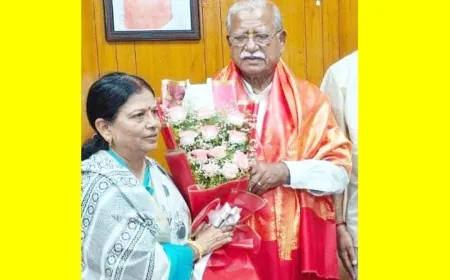 ಕುಲಪತಿ ಪ್ರೊ. ವಿಜಯಾ ಕೋರಿಶೆಟ್ಟಿ, ಸಂಸದ ಜಿಗಜಿಣಗಿಗೆ ಭೇಟಿ  : ವಿಶ್ವವಿದ್ಯಾಲಯದ ಬೆಳವಣಿಗೆ ಬಗ್ಗೆ ಚರ್ಚೆ