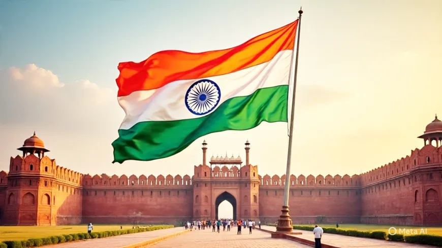 ದೇಶದ್ಯಾಂತ 79ನೇ ಸ್ವಾತಂತ್ರ್ಯ ದಿನಾಚರಣೆ ಸಂಭ್ರಮ : ಬ್ರಿಟಿಷ್ ಆಳ್ವಿಕೆಗೆ ತೆರೆ ಬಿದ್ದ ದಿನ