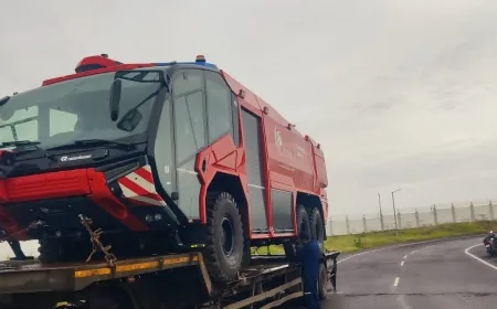 ವಿಜಯಪುರ ವಿಮಾನ ನಿಲ್ದಾಣಕ್ಕೆ ಆಸ್ಟ್ರಿಯಾದಿಂದ ಅತ್ಯಾಧುನಿಕ ಅಗ್ನಿಶಾಮಕ ವಾಹನಗಳು