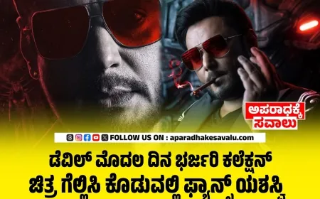 ಡೆವಿಲ್ ಮೊದಲ ದಿನ ಭರ್ಜರಿ ಕಲೆಕ್ಷನ್