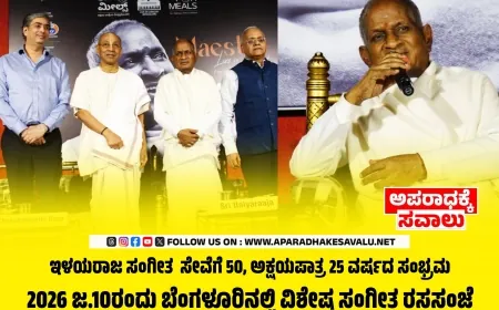 ಸಂಗೀತ ನನಗೆ ಕೊಟ್ಟದ್ದನ್ನು ನಾನು ಮಕ್ಕಳಿಗೆ ಮರಳಿ ನೀಡುತ್ತಿದ್ದೇನೆ: ಇಳಯರಾಜ