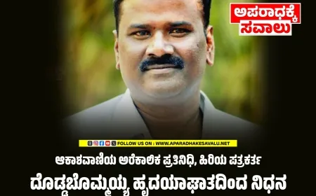 ಆಕಾಶವಾಣಿಯ ಅರೆಕಾಲಿಕ ಪ್ರತಿನಿಧಿ, ಹಿರಿಯ ಪತ್ರಕರ್ತ ದೊಡ್ಡಬೊಮ್ಮಯ್ಯ ನಿಧನ